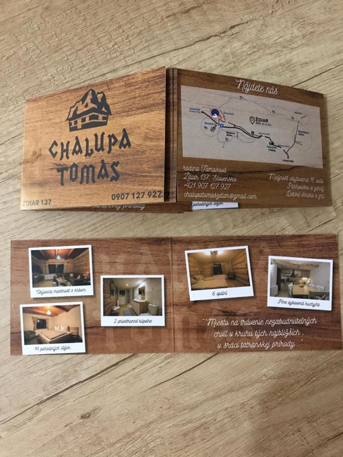 Chalupa Tomas Ždiar Exteriér fotografie